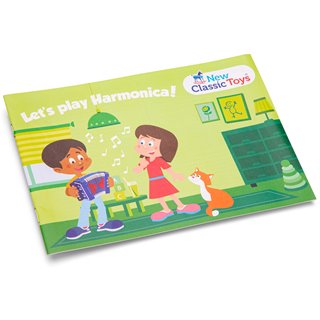 Accordeon met muziekboekje - wit
